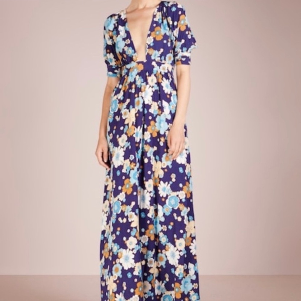 For Love and Lemons Magnolia Maxi Dress XL